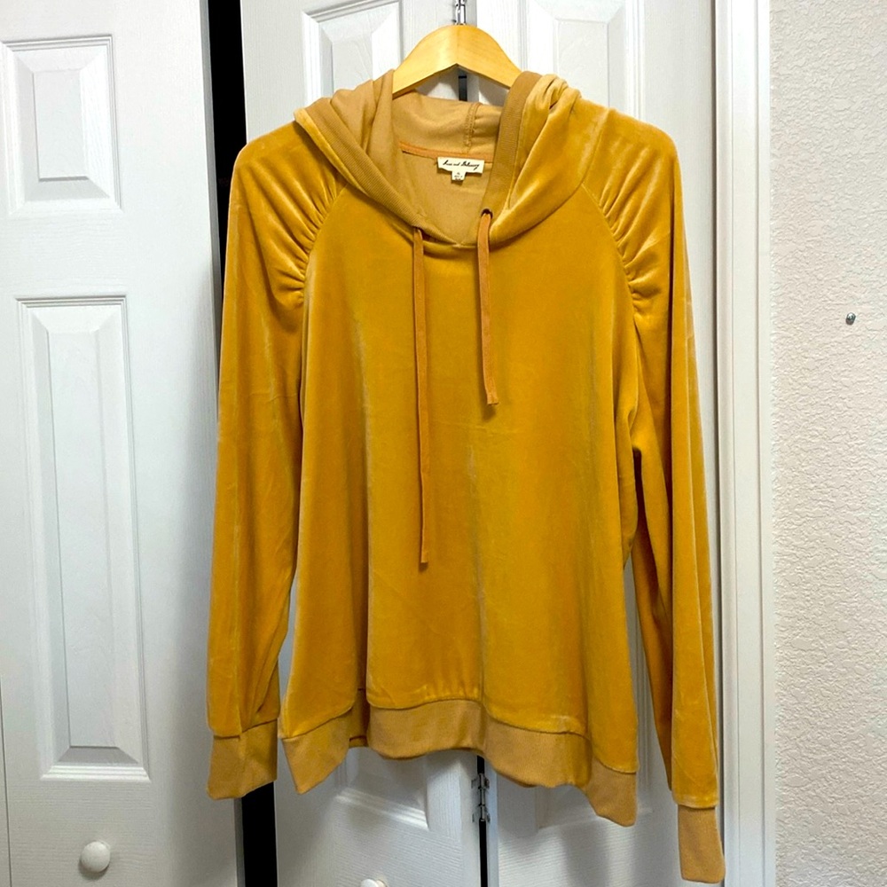 Jane and Delancey Velvet Sweatshirt